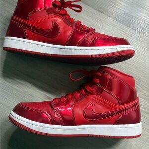 Nike Red High-Top Sneakers